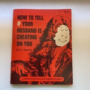 Vintage Humorous PaperBack Cheating Husband